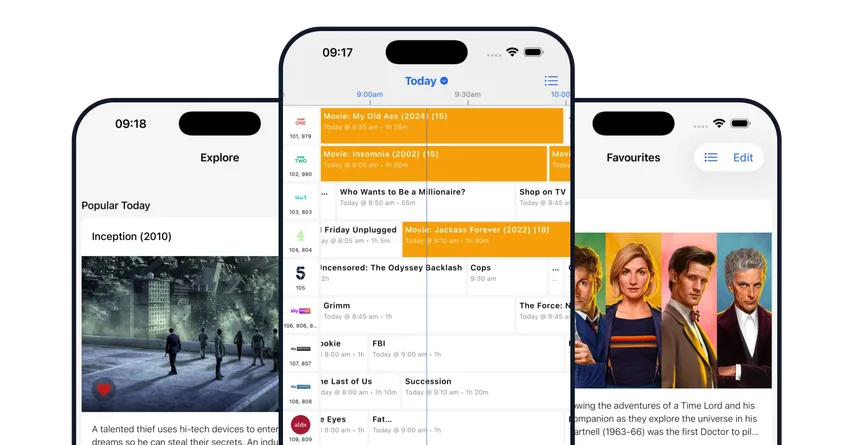 TeleoTV app screenshots