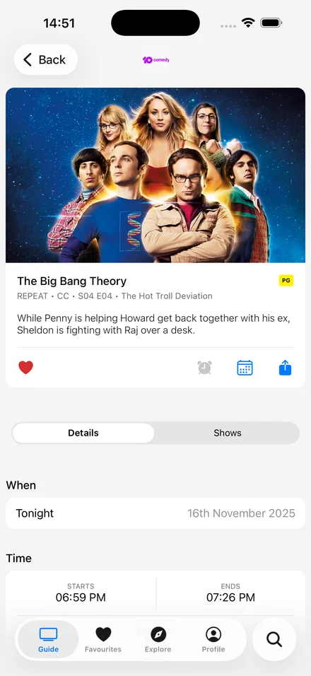 Show Details at a Glance